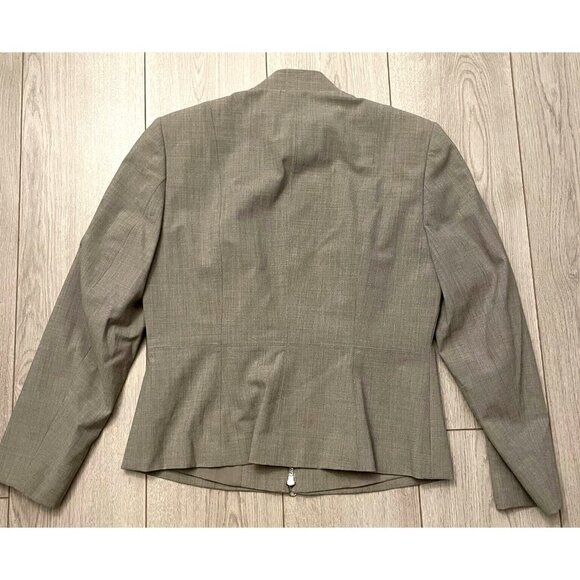 Classiques Entier Two Piece Suit Blazer Jacket Pants Gray Women Size 10 Petite - Picture 11 of 16